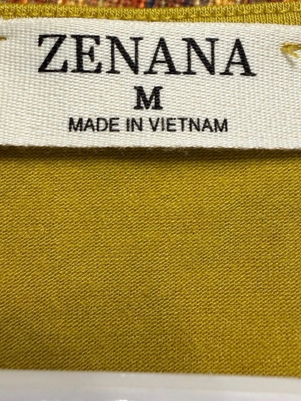 Zenana Mustard Yellow Tiered Tank - Med NWT - Picture 4 of 5